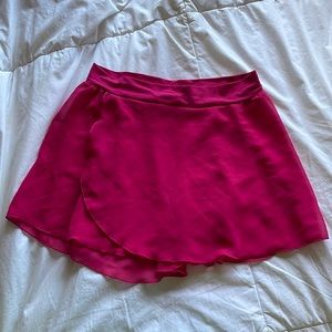 sheer pink ballet skirt by capezio. would fit anywhere from CH M- adult M